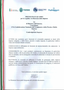 protocollo d'intesa